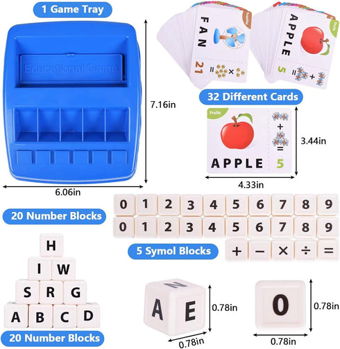 Educational Toys for Kids Ages 3-8, Matching Letter Spelling Game ABC Learning, Easter Children’s Day Halloween Xmas Birthday Party Gifts for 3 4 ...