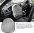 2PCS Steering Wheel Cover Sun Shade, 19.6''×17.3'' Universal Anti-Heat Aluminum Foil Auto Interior Protector, Block UV Rays Cool in Summer, Vehicl...