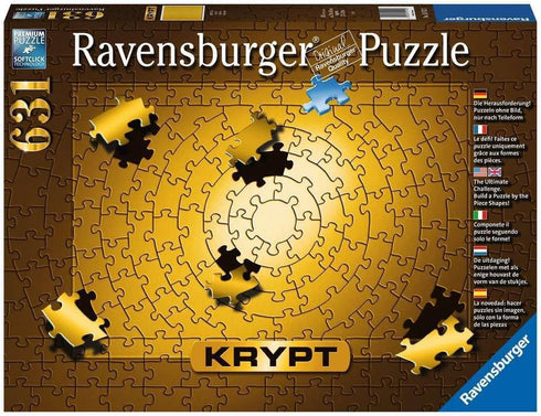 Ravensburger Krypt Gold 631 Piece Jigsaw Puzzle for Adults - 15152 - Every Piece is Unique, Softclick Technology Means Pieces Fit Together Perfect...