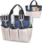 Gardening Tools Bag, 8 Pockets Garden Tote Storage Bag Garden Tool Kit Holder, Ideal Gardening Gifts for Women (Tools NOT Included)...