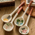 Ceramic Soup Spoons Set Asian Spoons Chinese Japanese Tablespoon for Ramen Pho Wonton Dumplings Miso - Set of 4...