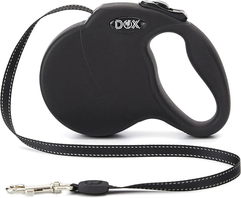 DDOXX Retractable Dog Lead - Reflective - Dog Lead in Lots of Colours & Sizes - for Dogs Large & Small - Extendable Dog Lead for Puppies & Cats - ...