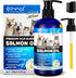 Salmon Oil for Dogs & Cats,Fish Oil for Dogs,Omega 3 Fish Oil for Dog's Skin and Coat,Supports Healthy Dog Skin and Coat Supplement, Contains Omeg...