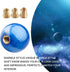 Round Ball Shift Knob Universal Marble Style Gear Shift Knob 5 6 Speed for Manual Automatic Vehicles with Adapters (Dark Blue)...