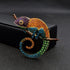 Chameleon Brooch Pin Colorful Crystal Lizard Animal Brooch Jewelry for Women...