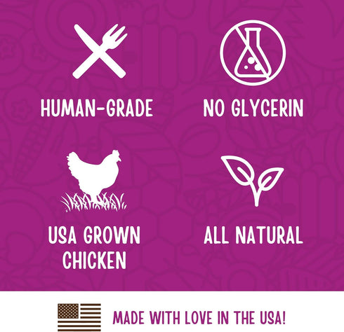 Full Moon Chicken Nuggets Healthy All Natural Dog Treats Human Grade Made in USA 12 oz...
