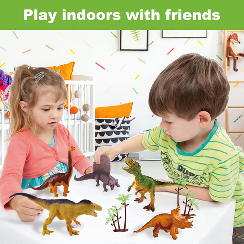 AISYAH Dinosaur Toys for Kids 3-5, Mini Dinosaurs Figures, Plastic Toys Cupcake fillers, Party Decorations, Birthday Cake Supplies, Bulk Toys Set ...