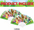 12 PCS Handheld Super Brother Plastic Folding Fans - Super Brother Foldable Fans Super Video Game Themed Party Supplies for Kids Boys Girls Birthd...