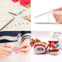 16 Inch Circular Knitting Needles Set, Stainless Steel Round Knitting Needles,11 Pack Sizes 1.5-5mm Metal Circle Knit Needle with Magic Loop for S...