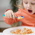LIANYU 6-Piece Kids Forks and Spoons Silverware Set, Rainbow Children Toddler Utensils Set, Stainless Steel Child Flatware Cutlery Set for Home Pr...