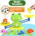 CozyBomB™ Homeschool Kindergarten Balance Board Game - Preschool Activities Math Learning Stem Montessori Cool Toys Educational with Frog Scale Ca...