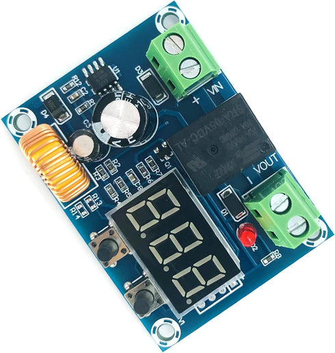 12-36V Low Voltage Digital Protector Disconnect Switch Cut Off Lithium Battery Over Discharge Protection Module Pack of 2......