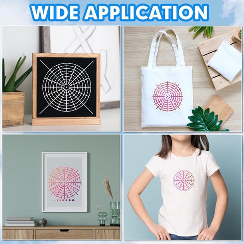 12 Pcs Mandala Painting Stencils Set,Reusable Bullseye Dot Stencil Template for Painting, 3.5/5/6/8 Inches DIY Painting Templates Arts Crafts for ...