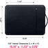 RAINYEAR 15.6 Inch Laptop Sleeve Case Compatible with 15.6" Notebook Computer Chromebook,Handbag with Handle Strap Front Pocket Padded Briefcase P...
