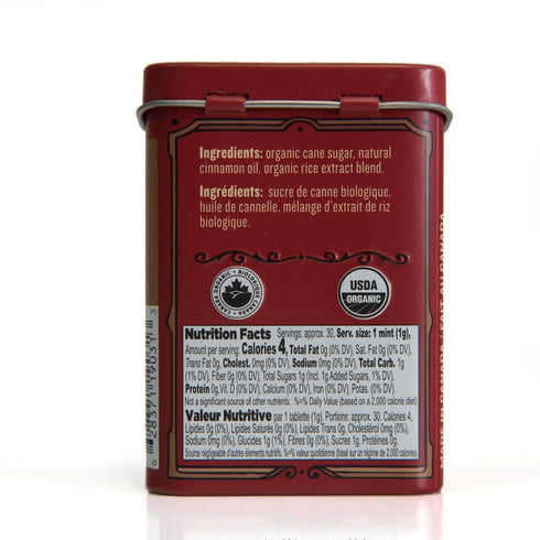 Clawhammer Organic Hot Cinnamon Mints, 30 GR...