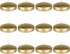 Mega Candles 12 pcs Unscented Gold Floating Candles, Hand Poured Wax Candle 3 Inch Diameter, Home Décor, Wedding Receptions, Baby Showers, Birthda...