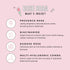 Avatara - Rose Boba Hydrogel Mask, Cooling Facial Mask, 2-Piece Glow-Enhancing & Balancing Skin Care Mask with Niacinamide & Rose Extract, 30 g...