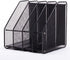 Efficient Mesh Vertical Desktop File Organizer - 4-Slot Document Sorter & Holder Rack for Office, Home, & School Supplies Organization...