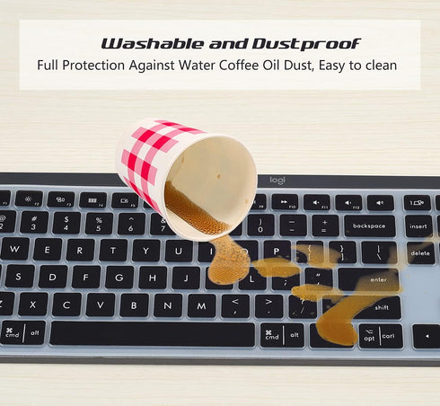 Silicone Keyboard Cover Skin for Logitech MX Keys/Craft Advanced Wireless Keyboard, Logitech MX Keys Accessories, Ultra Thin Keyboard Protector Sk...