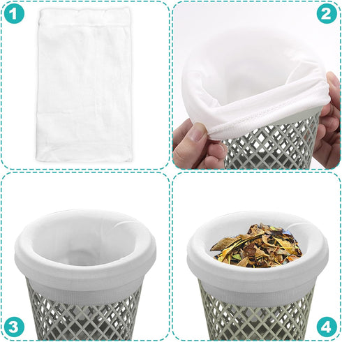 30pcs Pool Skimmer Socks, Flexible Pool Skimmer Basket Net for Cleaning, Pool Skimmer Net Sock for Pool Leaves Impurities Fine Sand Debris & Other...