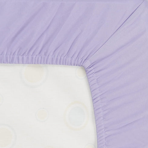 Everyday Kids 2-Pack Fitted Crib Sheets, 100% Soft Breathable Microfiber Baby Sheet, Fits Standard Size Mattress 28in x 52in, Lavender, Pink Nurse...