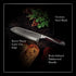 Hammer Stahl 4.5 Inch Japanese Style Santoku Knife High Carbon Stainless Steel Kitchen Knife | Razor Sharp Multipurpose Chopping Knife for Meat, V...