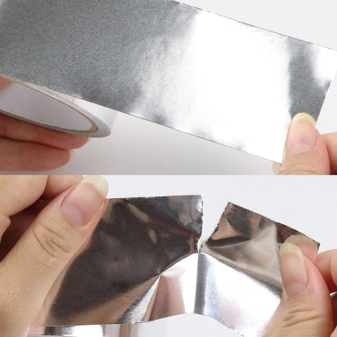 COSIMIXO Silver Aluminum Foil Duct Tape 4.0mil x 2 Inches x 20Yards,Heavy Duty,High Temperature Sealing and Patching,Perfect for HVAC,Air Ducts,Fo...