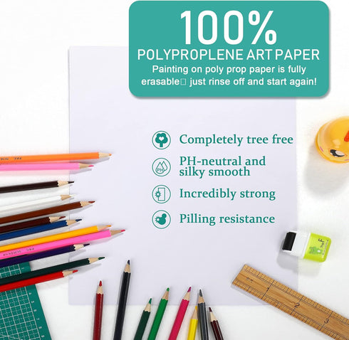 TecUnite 60 Sheets Watercolor Paper Pad Bulk Art White Cold Press Painting Paper for Kids Watercolorist Drawing Student Artist(9 x 6 Inch,Cold Pre...
