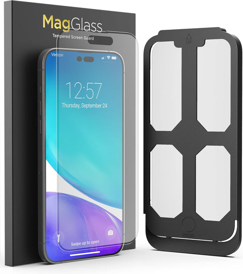magglass Anti-Glare Matte Screen Protector designed for iPhone 14 Pro Tempered Glass - Fingerprint/Smudge Proof Full Coverage Display Guard - iPho...