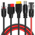 3-in-1 (XT60, DC7909, Anderson) Adapter Extension Cable, 10FT 12AWG Compatible with Anderson DC 8mm Adapter XT60 Connector for Outdoor Portable So...