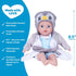 ADORA Bath Time Baby Tots Collection, 8.5" Baby Doll and Clothes Set, Made with Fresh Powder Scent, Machine Washable and Exclusive QuickDri Vinyl ...