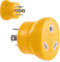 Camco 55338 PowerGrip 30 Amp 4-Prong Generator Adapter , YELLOW...
