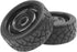 ShareGoo RC 1/10 Scale On Road Tires OD2.55 Rubber & Wheel Rims 12mm Hex Compatible with Traxxas 4 Tec 2.0 Tamiya TT01 XV01 Kyosho WR8 Sakura WLto...