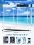 2 PCs Waterproof Phone Pouch, Clear Waterproof Phone Case for iPhone 15 Pro Max 14 13 12 11 Plus Samsung Up to 6.9'', 3D IPX8 Water Proof Cellphon...