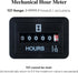 Jayron JR-HM001 Snap in Mechanical Hour Meter Rectangular Hour Meter for DC 6V to 80V Power Equipment Such as Fork Lifts,Golf Carts,Floor Care Equ...
