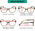 Eyekepper 5 Packing Reading Glasses Women Large Frame Readers Men +2.25...