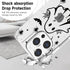 YEPO Halloween Case for iPhone 15 Pro Max Clear Fashion Designs Phone Cover Women Girls, Stylish Slim Shockproof Bumper Flower Protective Phone Ca...