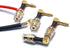 Right Angle Banana Plugs to 4mm Female Banana Jack Speaker Audio Adapter for Spring Loaded Terminals Amplifier Speaker Sound Systems 4Pack (Right ...