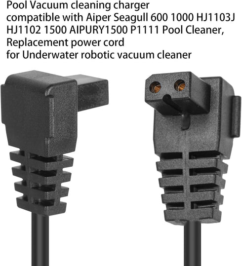 12.6V 1.8A Charger for Aiper Robotic Pool Cleaner Compatible with Aiper Seagull SE 600 HJ1103J HJ1102 600 1000 1500 AIPURY1500 P1111 Robotic Pool ...