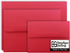 Holiday Red 50 Boxed A2 (4-3/8 x 5-3/4) Envelopes for 4-1/8 x 5-1/2 EnclosuresGift Tag Invitations Announcements Showers Weddings from The Envelop...