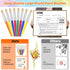 10Pcs Paint Brushes for Kids, Anezus Children Paint Brushes Toddler Large Chubby Kids Paint Brush Set for Preschool Daycare Classroom Washable Pai...