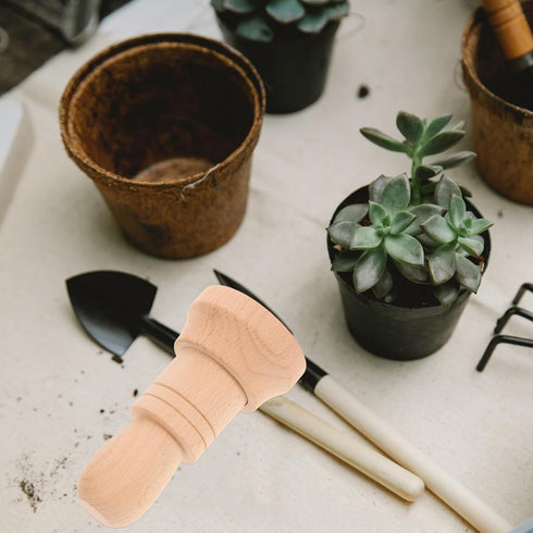 Alipis Paper Pot Maker Wooden Newspaper Plant Pot Maker, Paper Pot Making Tool Gardening Wood Flowerpot Maker Plant Starter Pots...