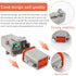 Deutsch DT Connector Kit in 2,3,4,6,8,12 Pin Configurations, Size 16 Stamped Contacts, Sealed Automotive Electrical Connectors, with 35 Pairs Barr...