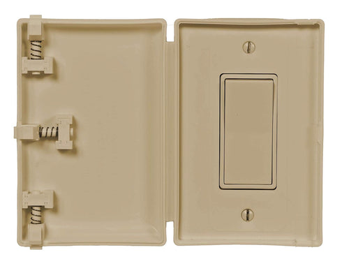 Baby Toddler Pet Resistant Electrical Safety Cover Guard Home and Business for Decora Leviton Legrand Modern Wide Rocker Light Switch...