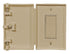 Baby Toddler Pet Resistant Electrical Safety Cover Guard Home and Business for Decora Leviton Legrand Modern Wide Rocker Light Switch...