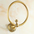 Towel Ring Antique Brass Hanger Hand Towel Holder for Bathroom Kitchen Accessories Wall Mounted,Pattern Carving Design...