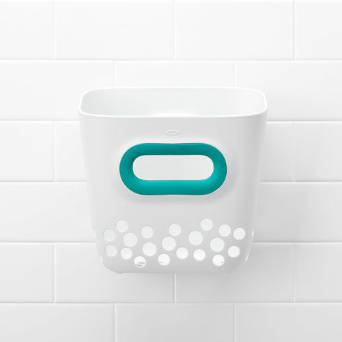 OXO Tot Bath Toy Bin, Teal, 1 Count (Pack of 1)...