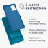 kwmobile Case Compatible with Samsung Galaxy A71 Case - TPU Silicone Phone Cover with Soft Finish - Blue Reef...