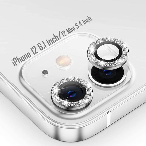 Tensea Compatible with iPhone 12 / iPhone 12 mini Camera Lens Protector, 9H Tempered Glass Camera Cover Screen Protector for iPhone12 mini 5.4 inc...