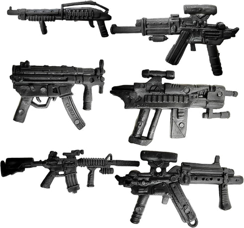 Police Army Men Playset Guard Military with Weapons Accessories 6 Pack Toy Soldiers Action Figures for Toddlers Age 6 7 8 9 yr Old Boys Girls Kids...